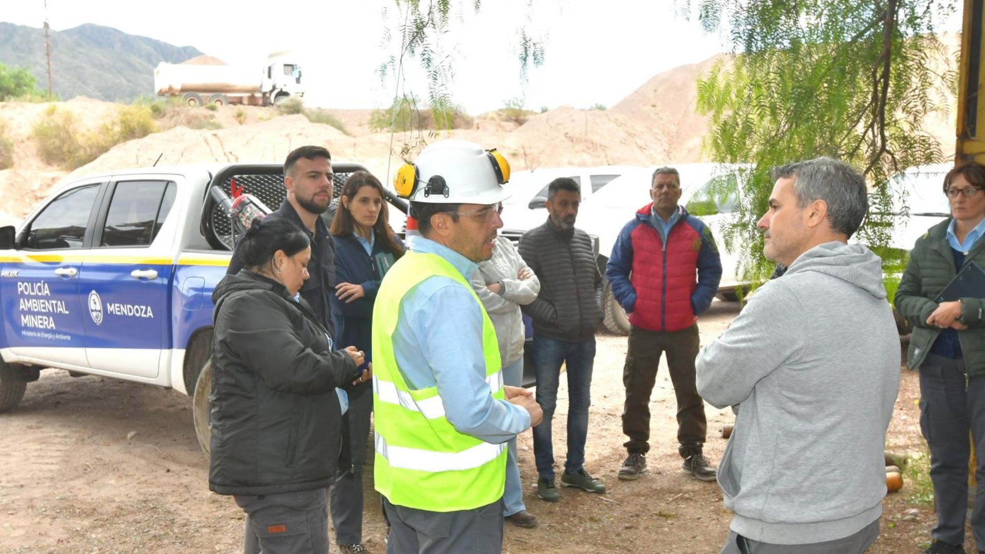 Controles ambientales y actas por irregularidades en canteras mendocinas