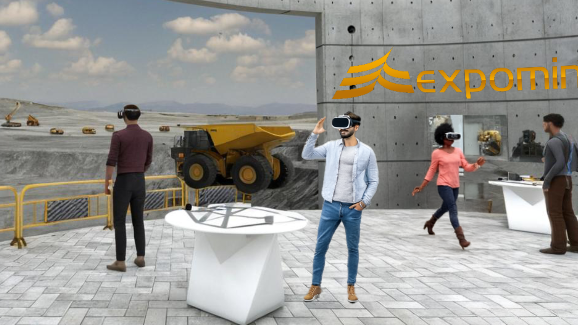 Realidad virtual e interacción: Expomin se abre a la sociedad