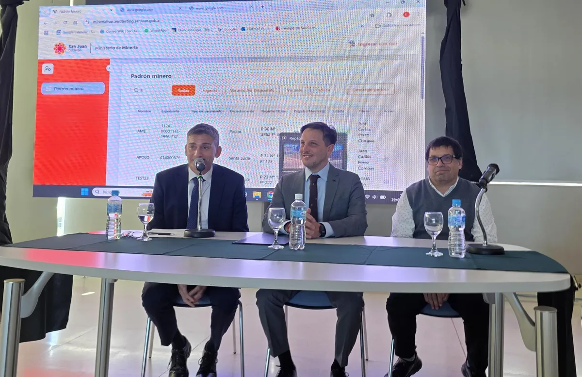San Juan presentó oficialmente el Proyecto de Digitalización del Padrón y Canon Minero