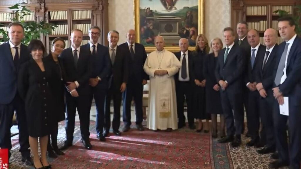 Empresarios argentinos del sector energético se reunieron con el papa León XIV en el Vaticano