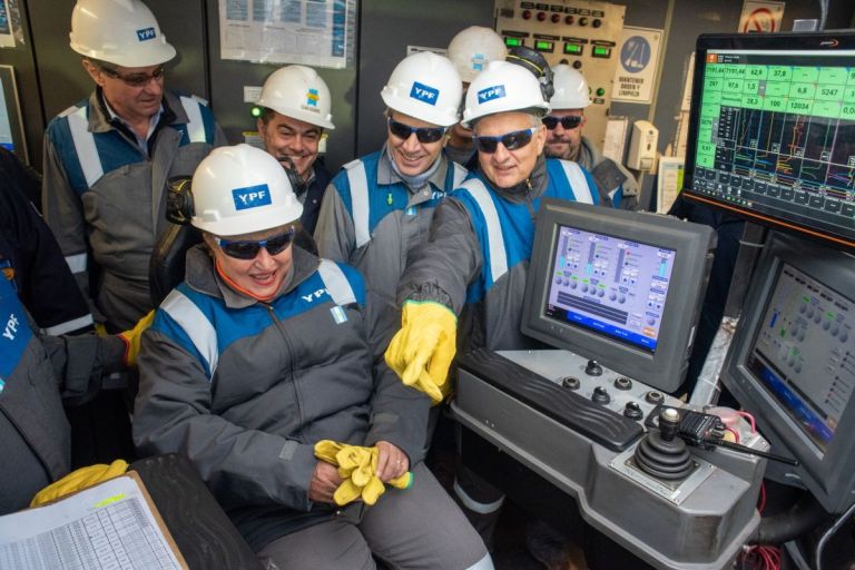 Georgieva visitó Loma Campana y YPF destacó el potencial exportador de Vaca Muerta