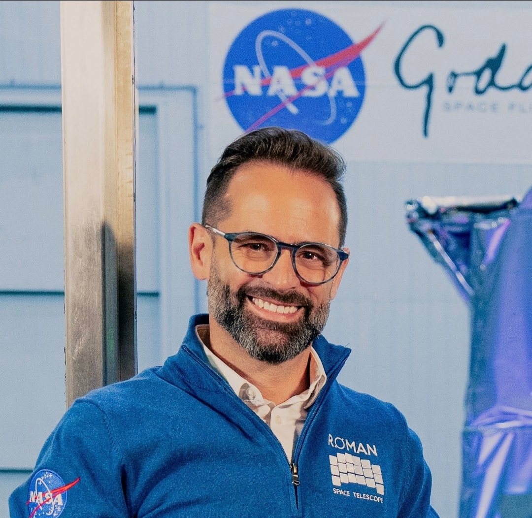 El mendocino Lucas Paganini es Lead Program Executive del telescopio espacial Roman dentro de la División de Astrofísica de la NASA. Crédito: NASA.